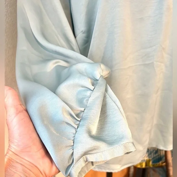 Prologue,Fabulous Sleeves, Celery Green Beauty, Square-Princess Neckline, EUC,XL - Picture 11 of 11